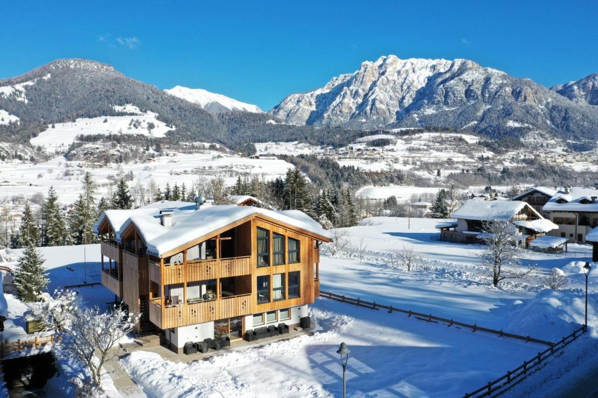 Mas Dei Masi Hotel Cavalese Bagian luar foto
